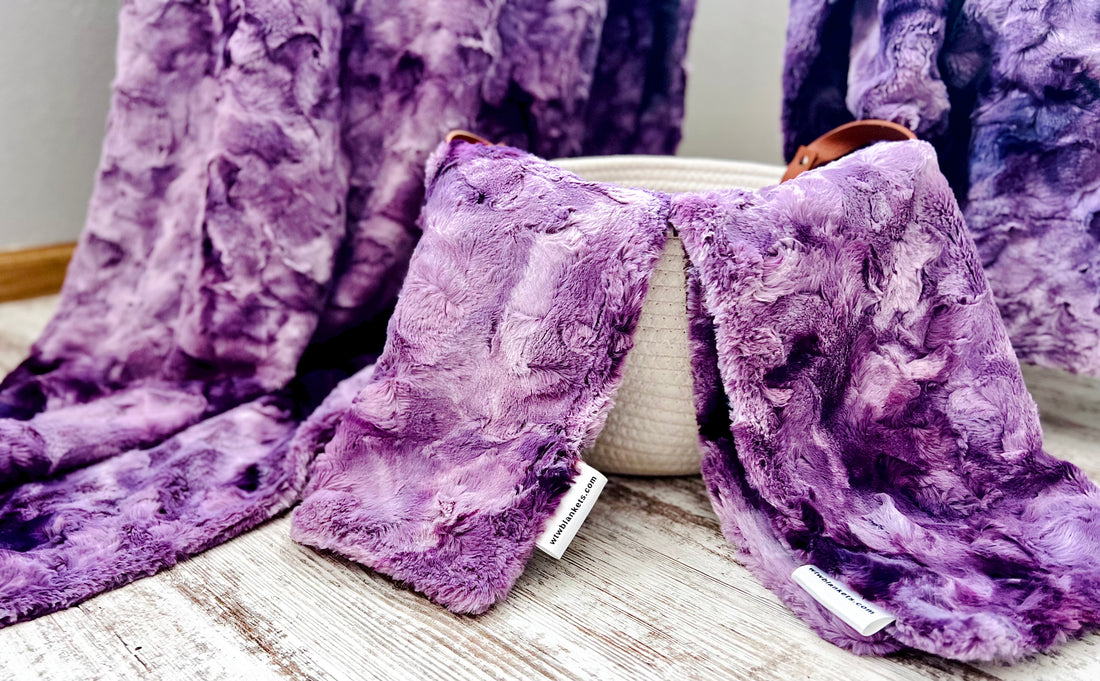 GALAXY Elderberry - Luxe Cuddle Minky Blanket - Pre-Order