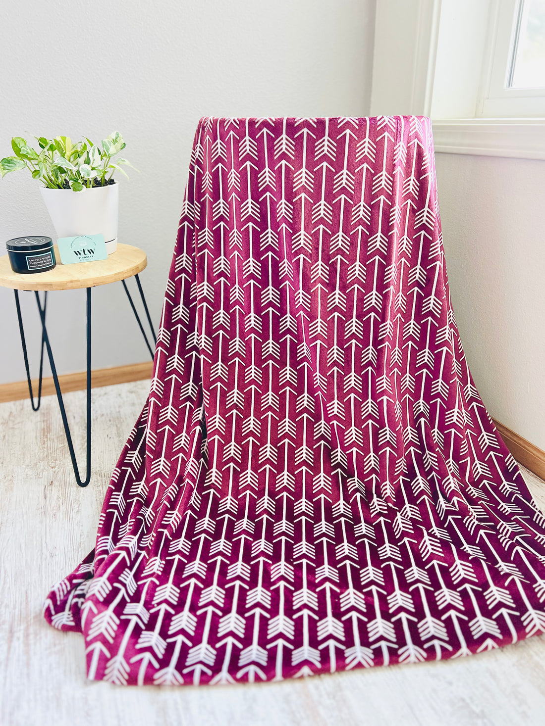 Archer Arrows XL Throw - Luxury Minky Blanket (made to order)