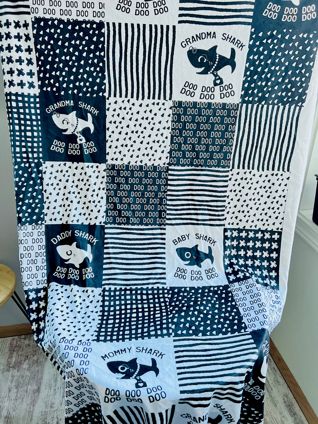 Fabric by the yard - BABYsharkPrint