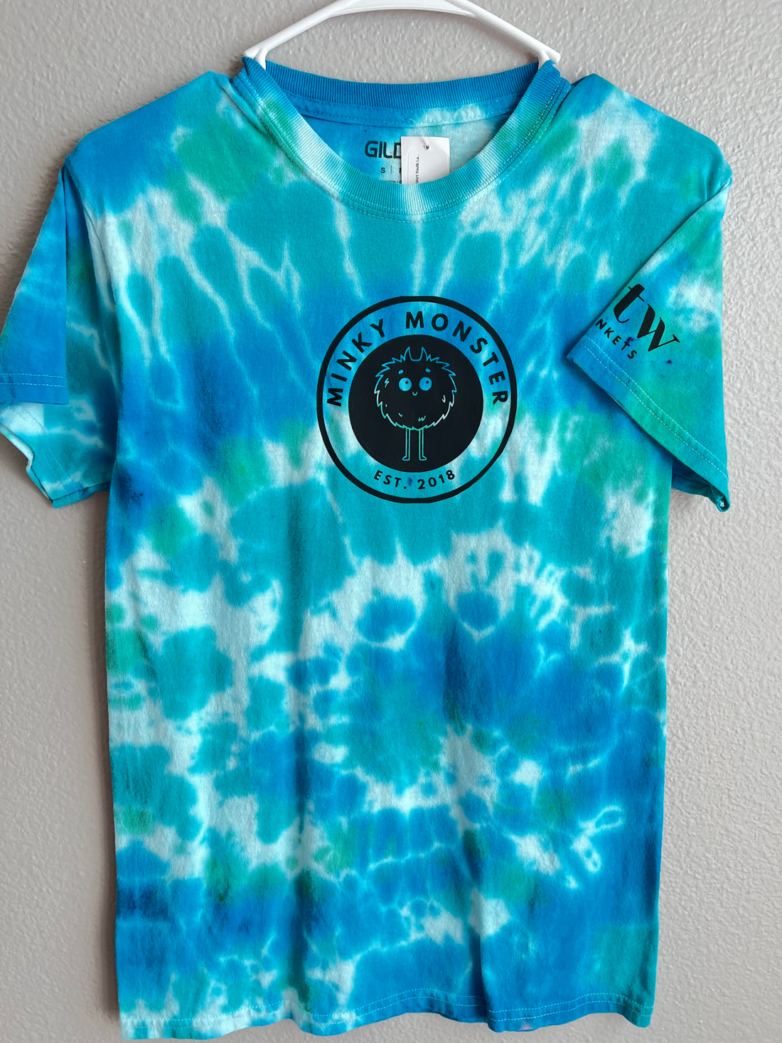 Bold "Minky Monster" Splatter Tie Dye T-Shirt - YOUTH