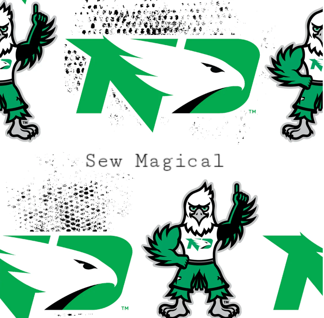 UND mascot Luxury Minky Blanket