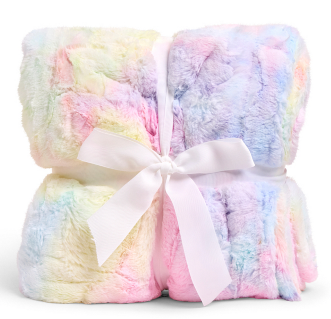 Sorbet Pastel - Adult Luxury Minky Blanket - Fast TAT