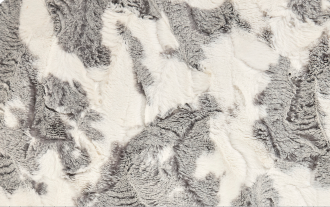 ** NEW ** Graphite - Baby Calf Luxury Minky Blanket - New Release Pre-Order