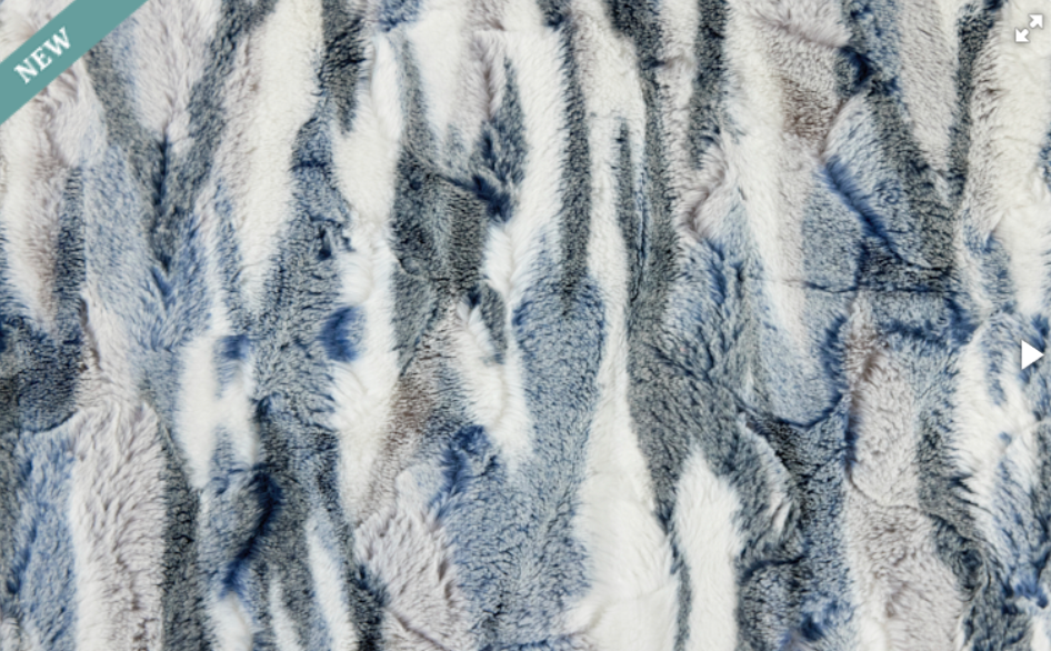 ** NEW ** Frost Himalayan - Navy - Luxury Minky Blanket - New Release Pre-Order