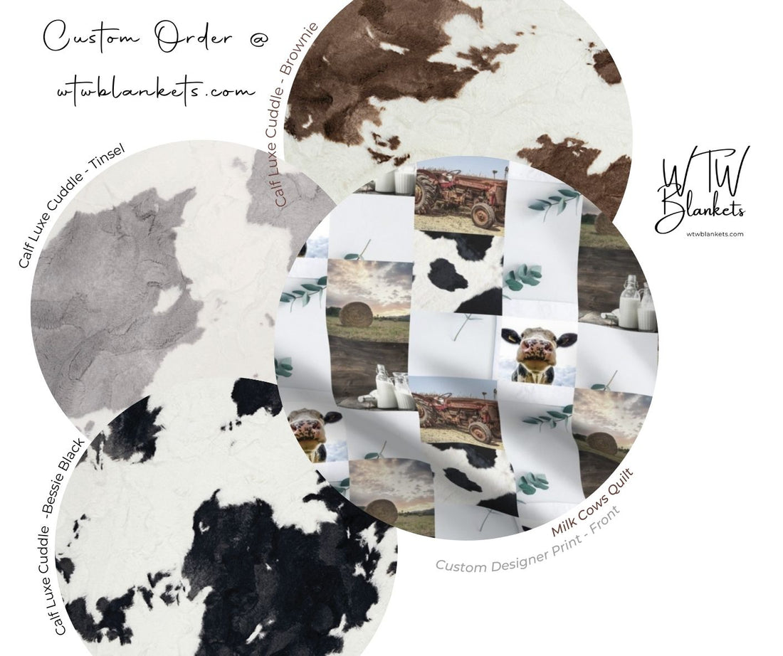 Milk Cows Quilt - PRE-ORDER (Made to Order)