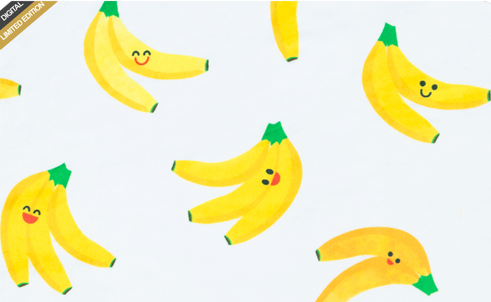 Go Bananas! & Mystery Backing - Luxe Minky - Adult Blanket - 58x70" - IN STOCK (MADE TO ORDER)
