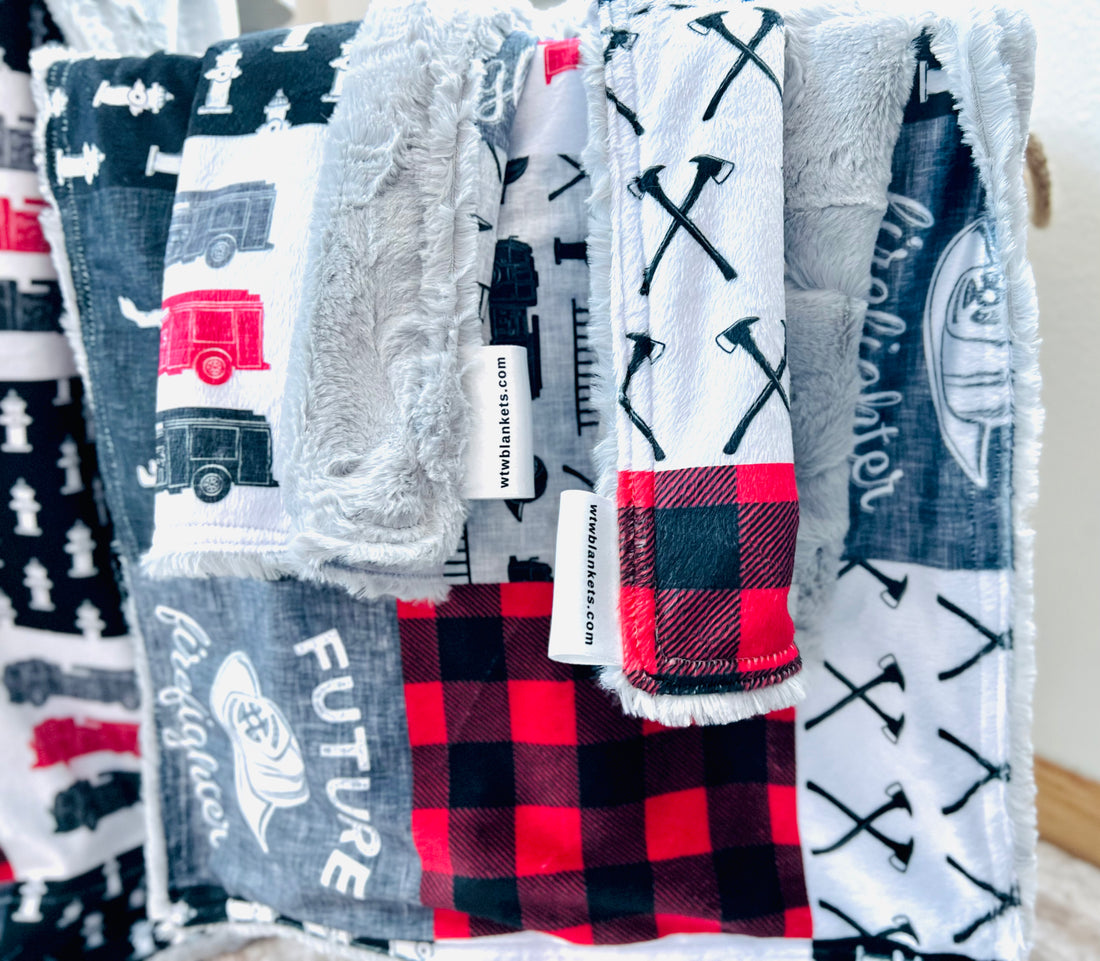 Future Firefighter Blanket - PRE-ORDER (Made to Order)