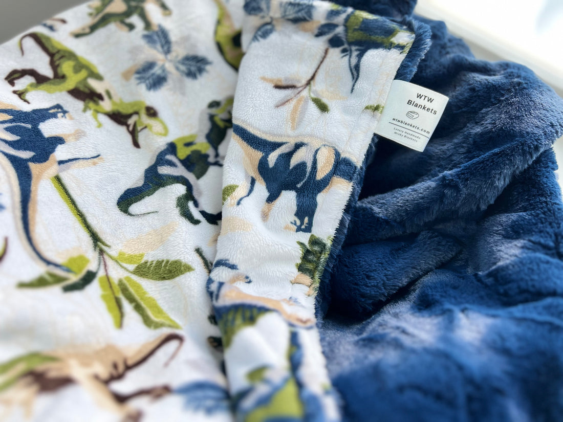 Lost World Dino Luxury Minky Blanket -Pre-Order