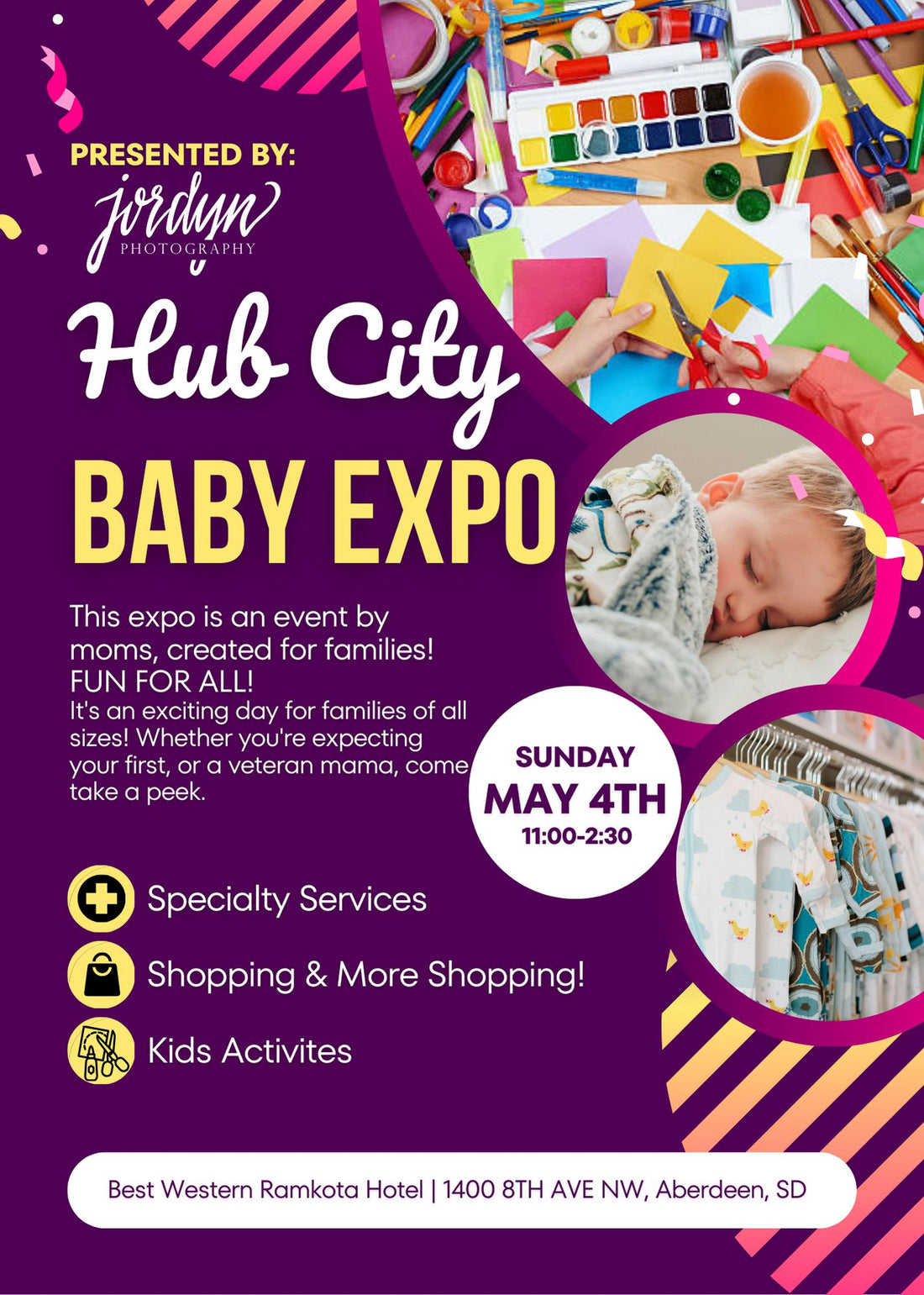 Hub City Baby Expo - May 4th - Aberdeen, SD - Ramkota