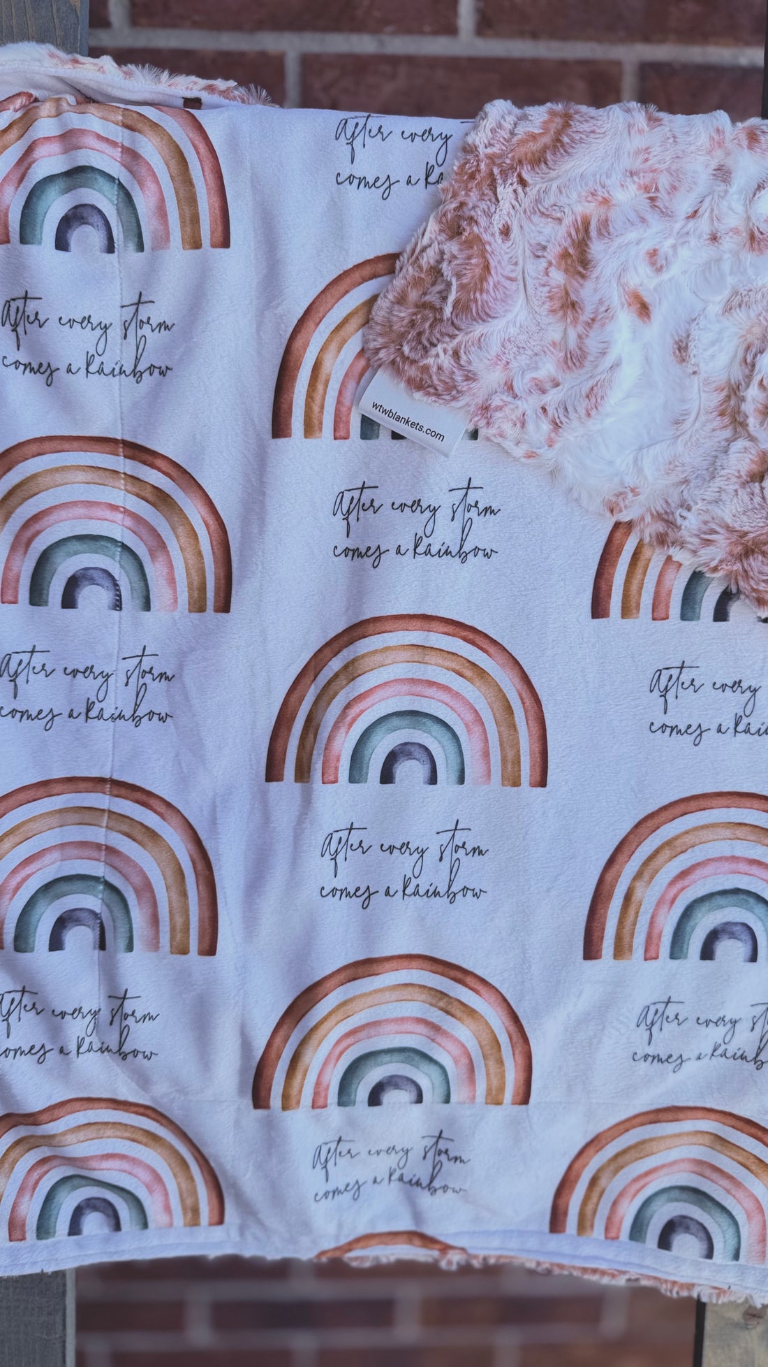 Rainbow Baby - Carseat 27x24" Luxury Minky Blanket - Snowy Owl Woodland - RTS