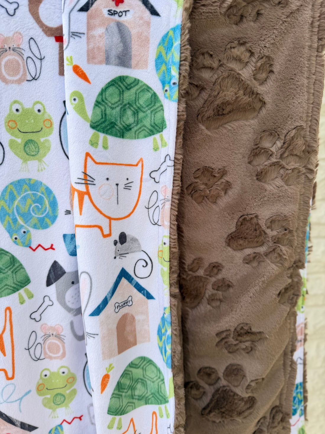Pet Shop Truffle Paws - 28x50" Toddler Luxury MInky - RTS