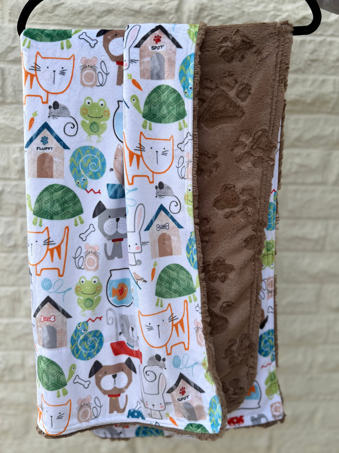 Pet Shop Truffle Paws - 28x50" Toddler Luxury MInky - RTS