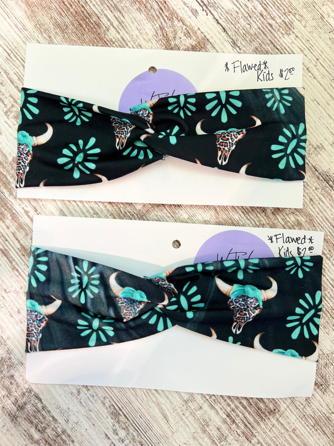 *FLAWED* turquoise rodeo headband