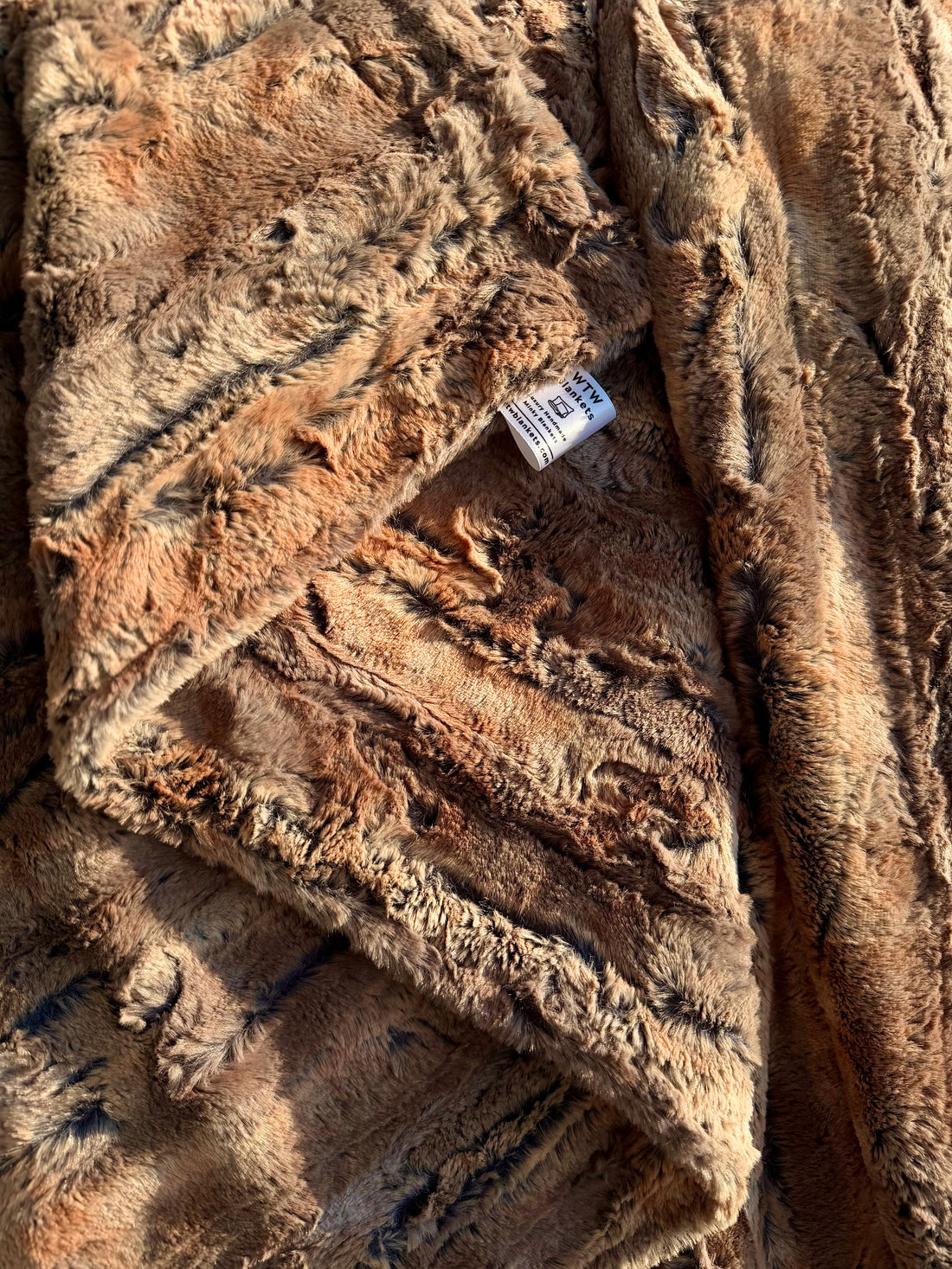 Red Fox Amber - Adult Luxury Minky Blanket - RTS