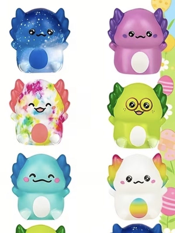 Axolotl Squishies toy assorted colors
