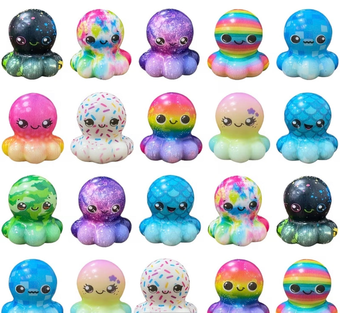 Octopus SQUISHIES toy - various colors