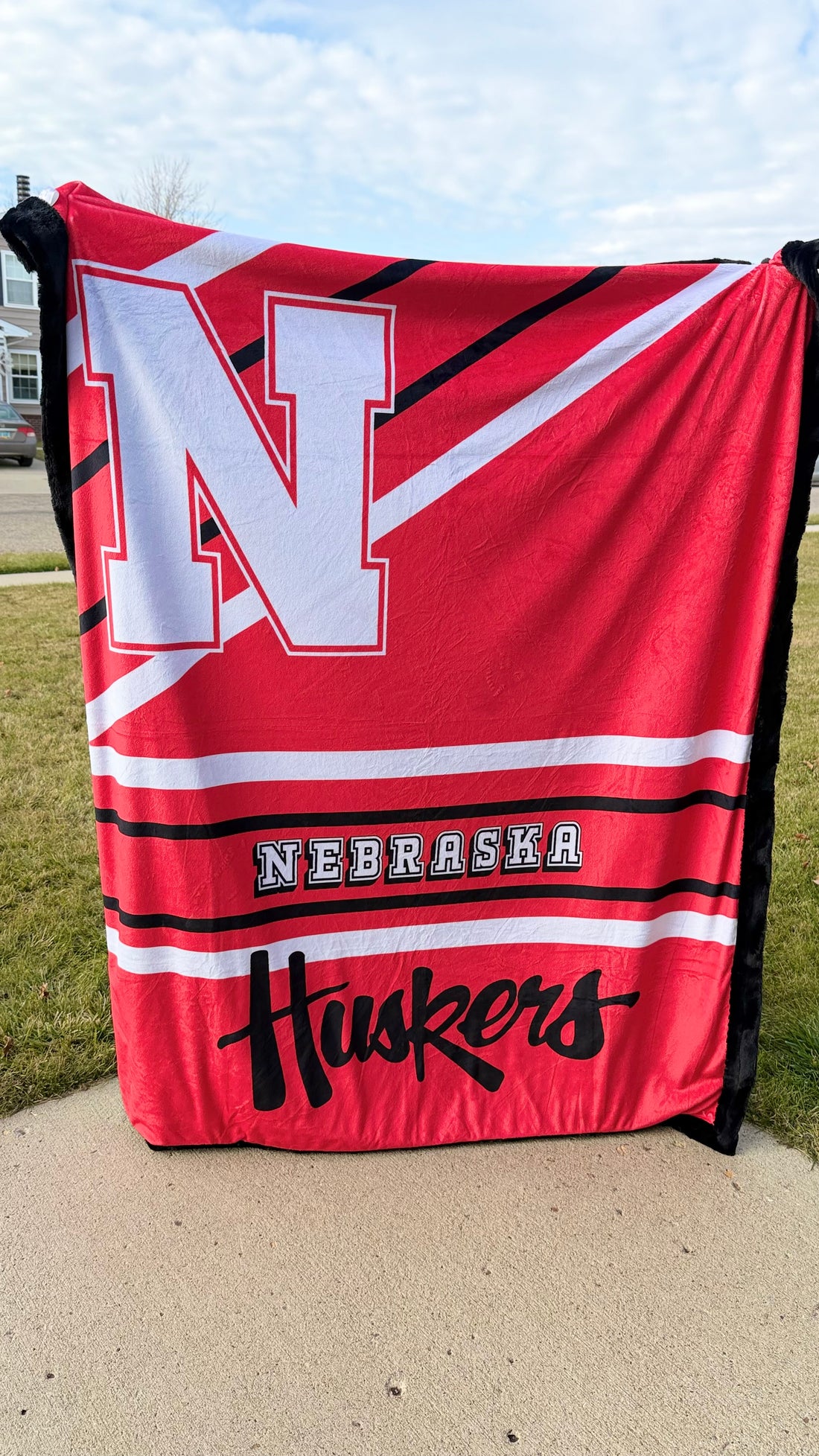 Neb Husk. Adult Luxury Minky Blanket - In stock - Made to order