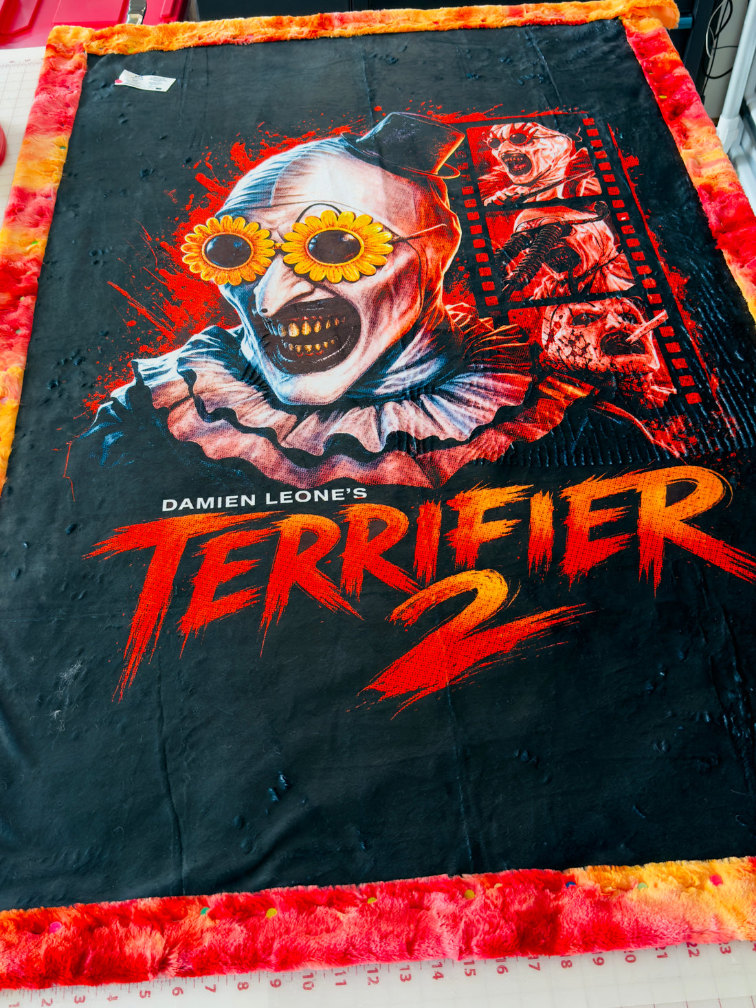 Terrifier 2 Firecracker Adult Luxury Travel Minky - Pre-Order