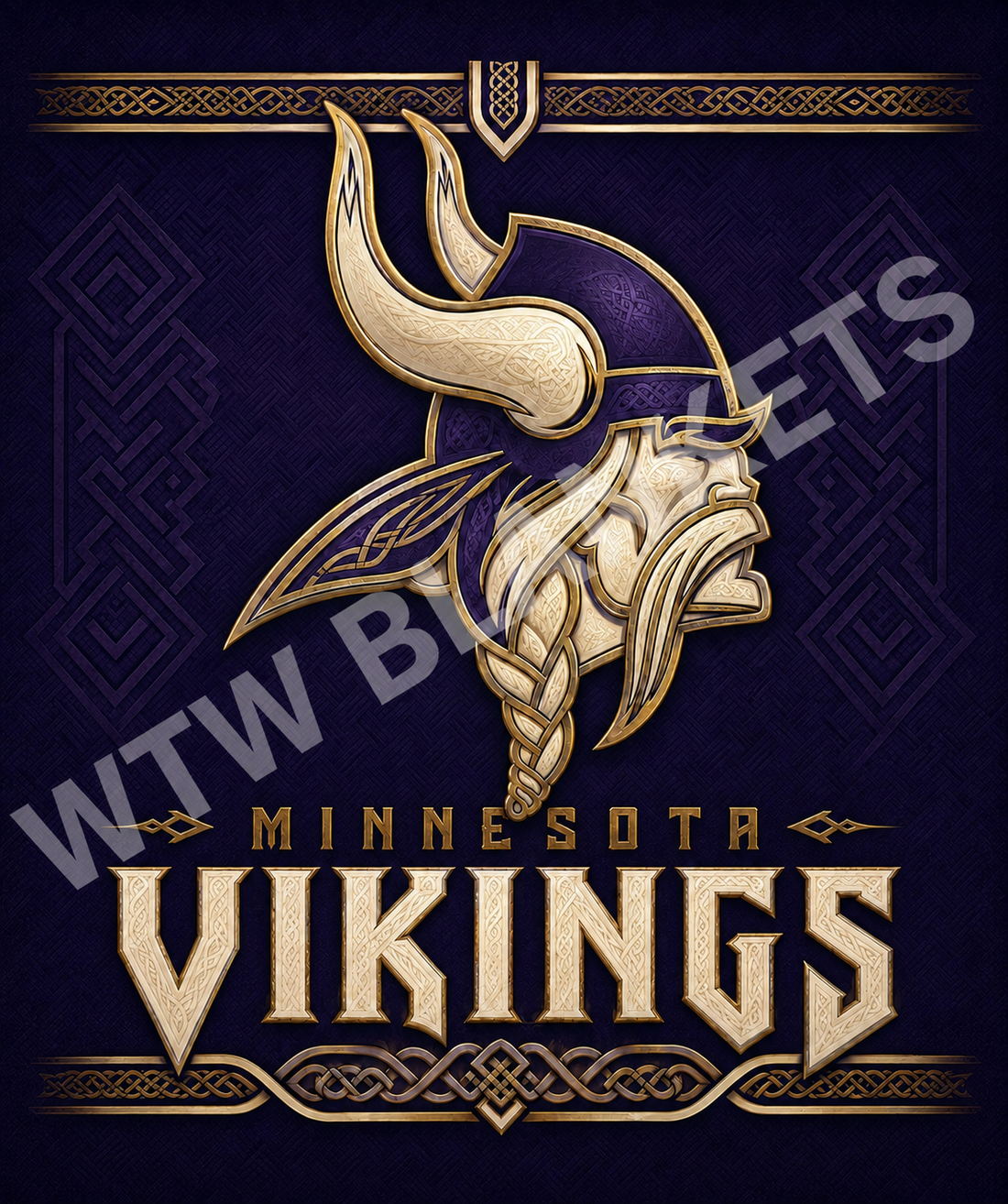 2026 VIKING RIVALRY- *WTW EXCLUSIVE* Adult Luxury Minky Blanket - PRE-ORDER - 6-8 week TAT