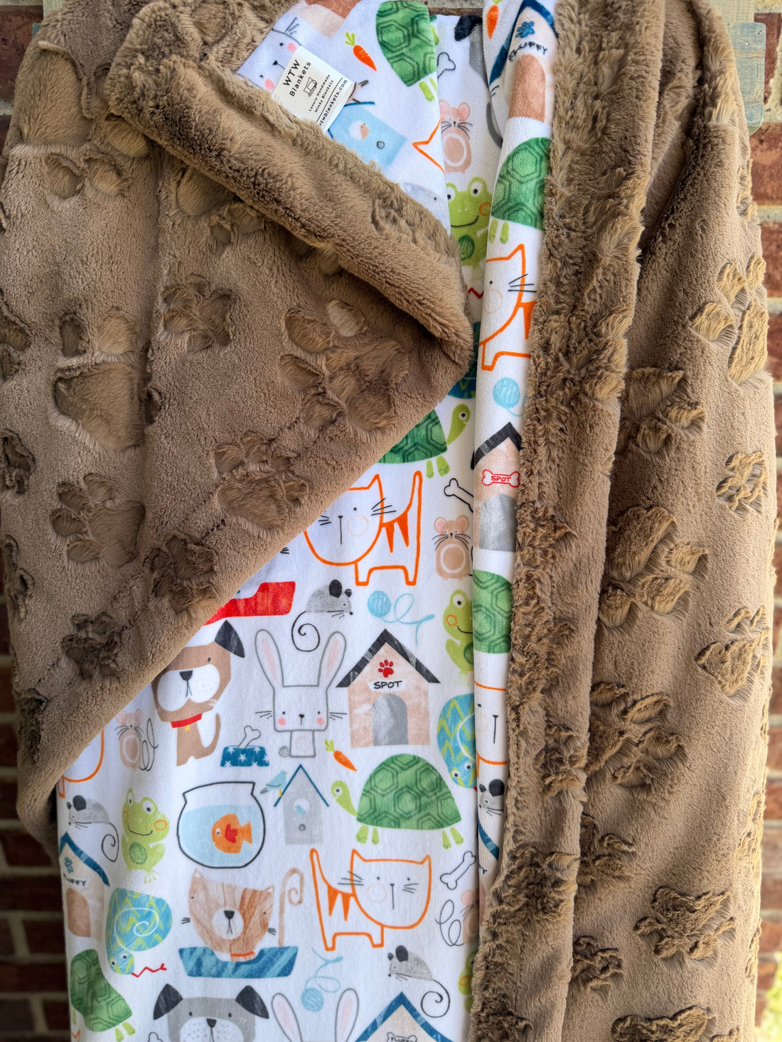 Pet Shop - Luxe Minky Blanket - INSTOCK-RTS (Choose your size & backing)