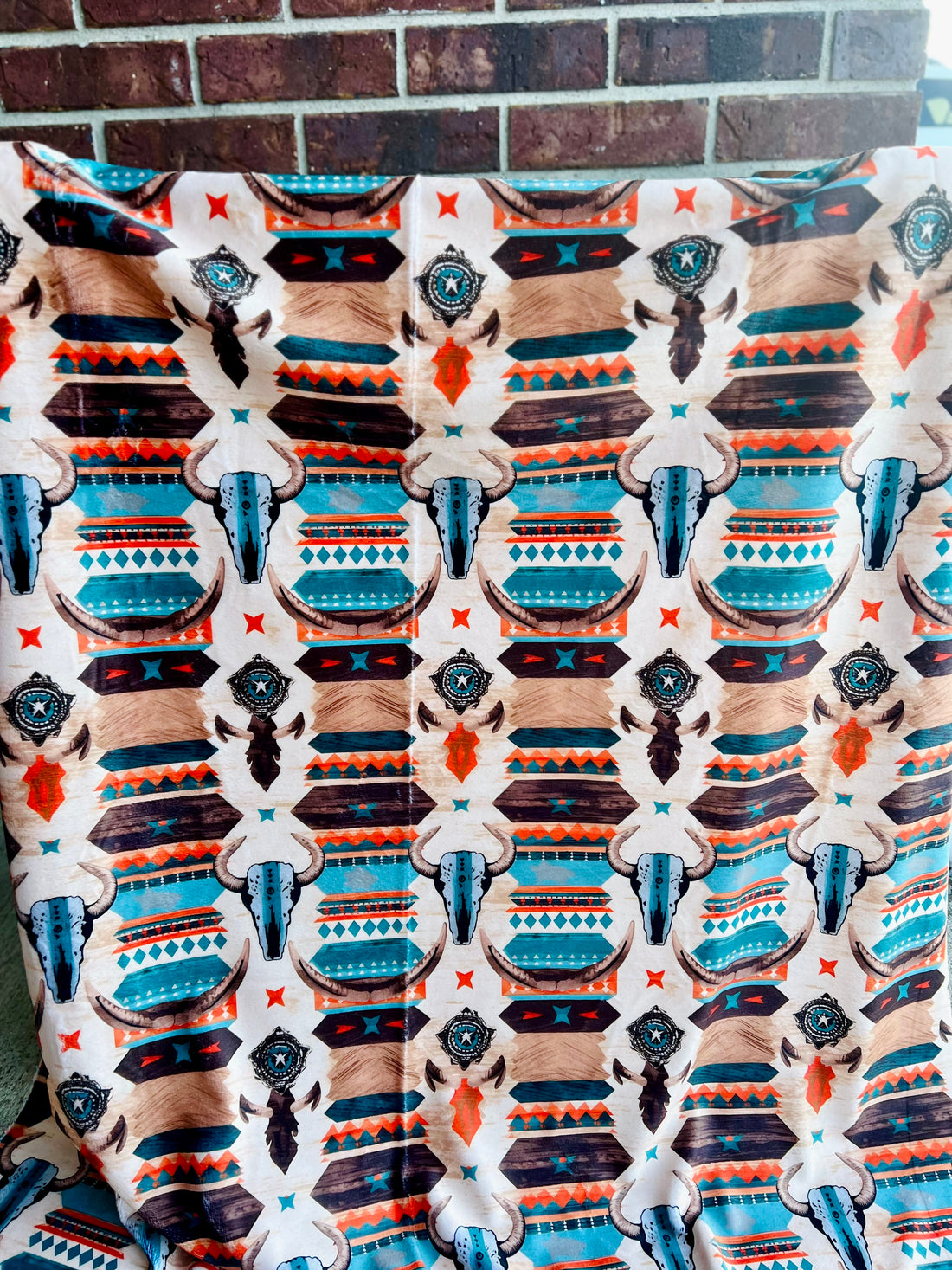 Western Driftwood Adult Luxury Travel Minky Blanket - Made to order