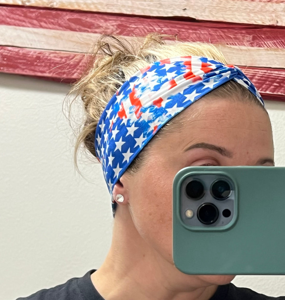 Patriotic Twist-Knit Headband