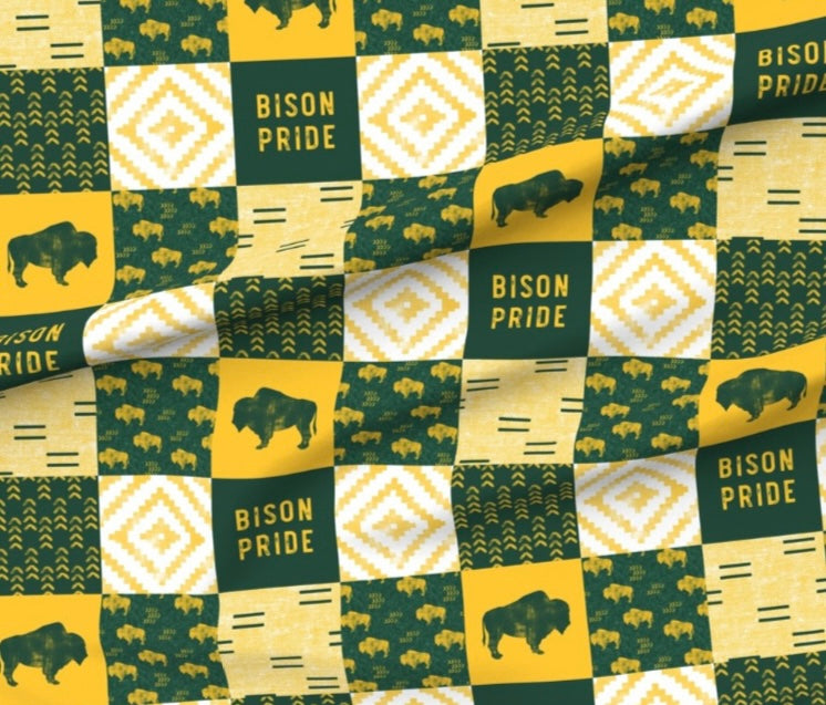 NDSU Bison - Luxury Minky Blankets - *PRE-ORDER* (2 backing options)