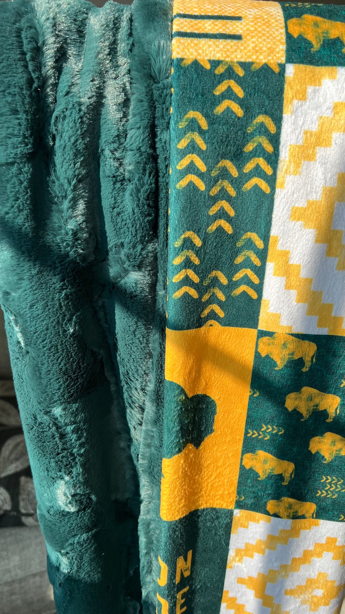 NDSU Bison - Luxury Minky Blankets - *PRE-ORDER* (2 backing options)