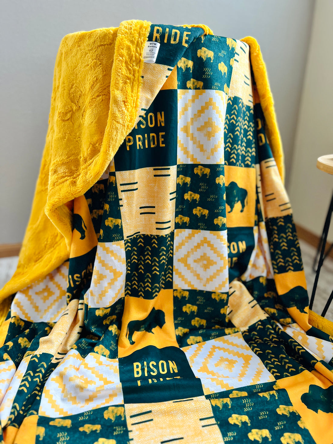 NDSU Bison - Luxury Minky Blankets - *PRE-ORDER* (2 backing options)