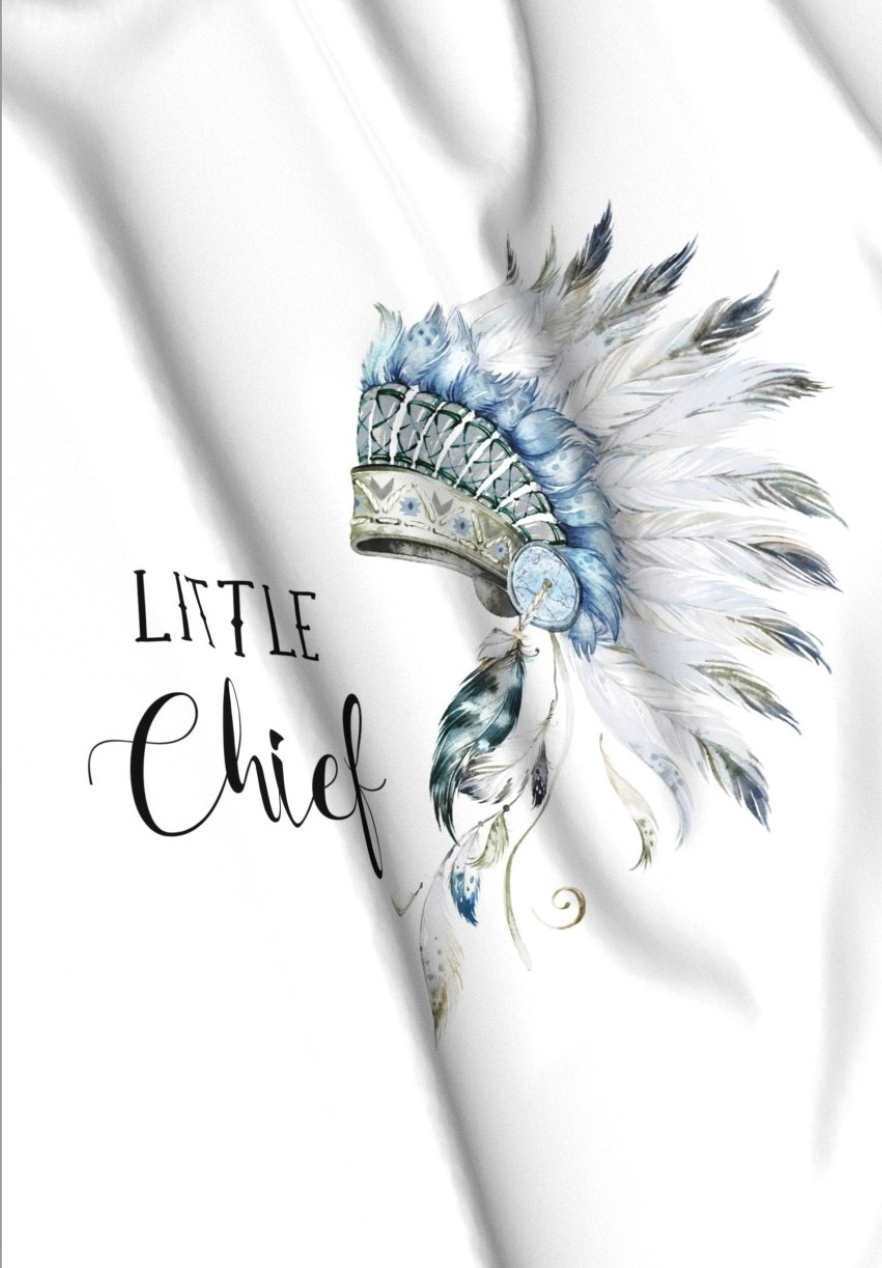 "Little Chief" Bundle Set - Child + Lovey Luxe Minky Blanket - RTS