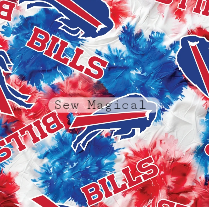 Bills Tie-Dye - Luxury Minky Blanket (PRE-ORDER)