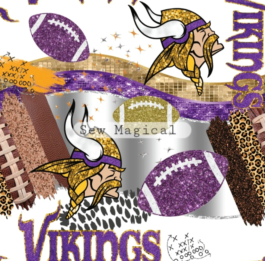 Vikings Glam - Luxury Minky Blanket (PRE-ORDER)