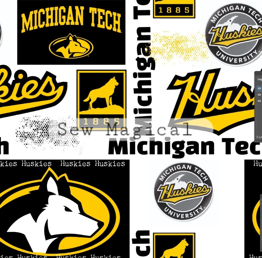 Michigan Tech Huskies - Luxury Minky Blanket (PRE-ORDER)
