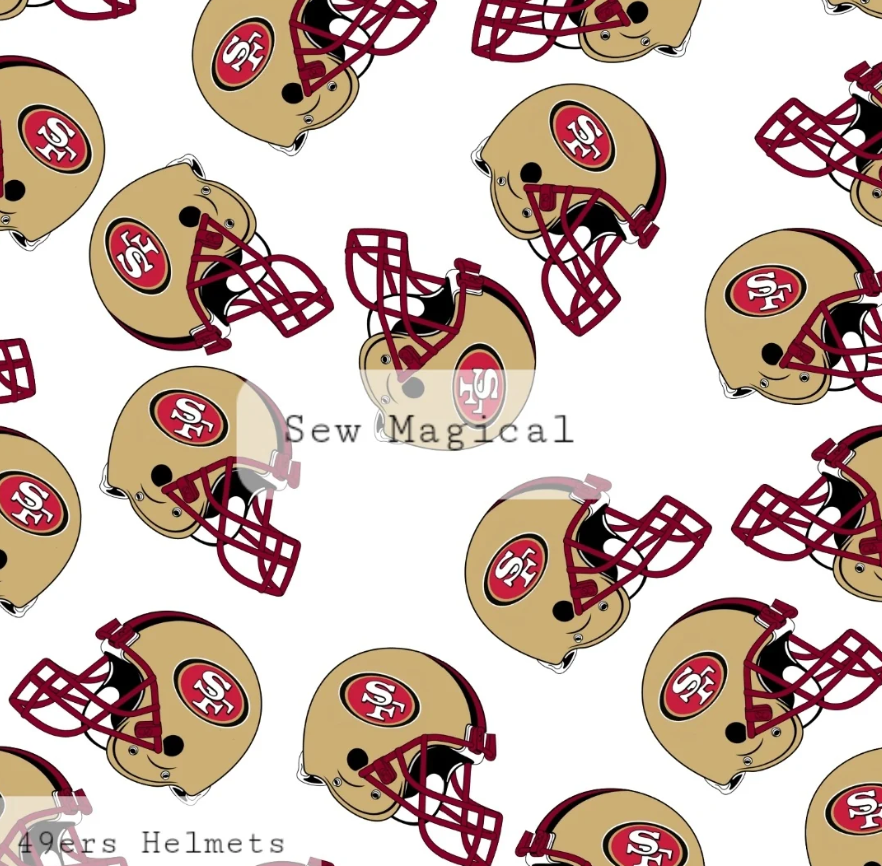 49er Helmet - Luxury Minky Blanket (PRE-ORDER)