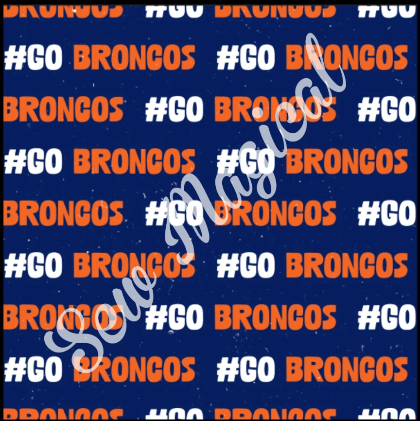 #GoBRONCOS - Luxury Minky Blanket (PRE-ORDER)