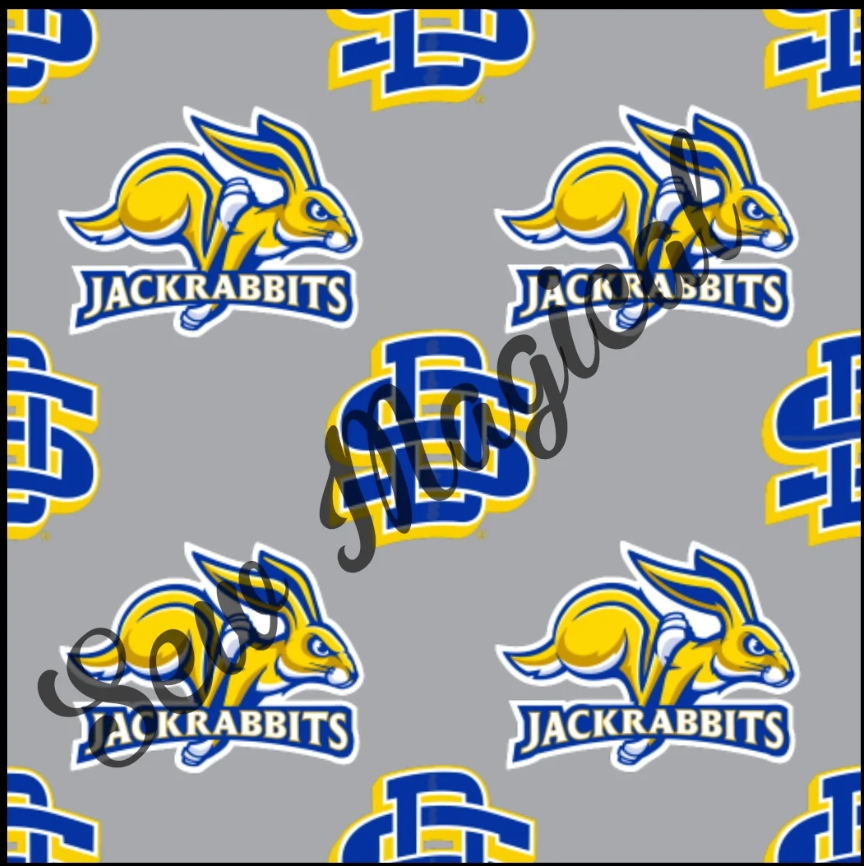 SDSU JACKS GREY - Luxury Minky Blanket (PRE-ORDER)