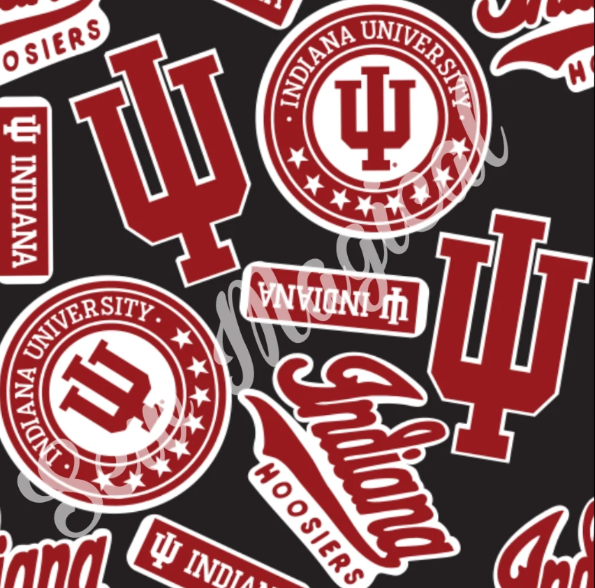 Hoosier Stickers Blk - Luxury Minky Blanket (PRE-ORDER)