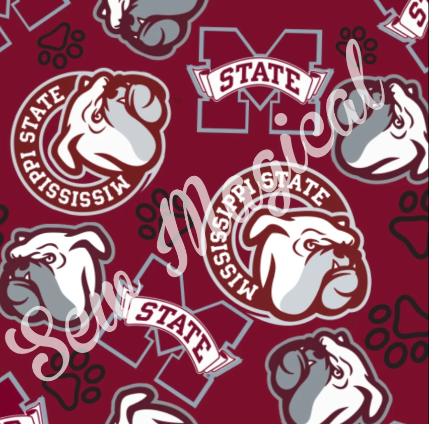 Mississippi Bulldogs - Luxury Minky Blanket (PRE-ORDER)
