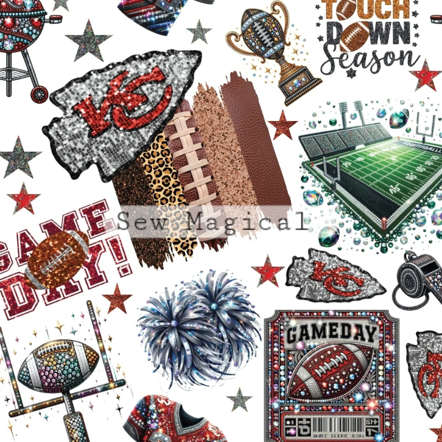 Chiefs Glitter - Luxury Minky Blanket (PRE-ORDER)