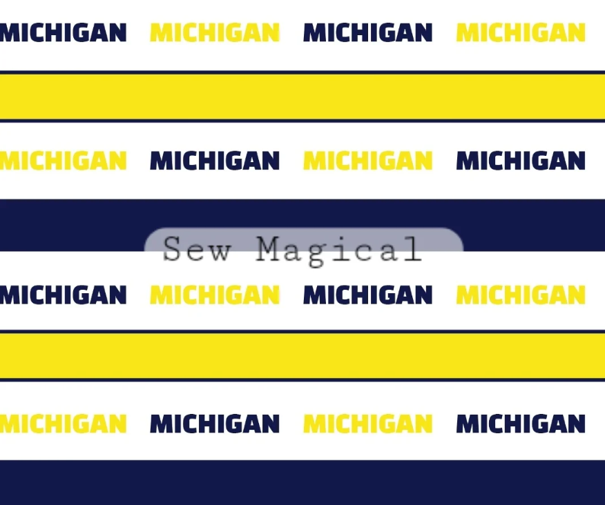 Michigan Stripes - Luxury Minky Blanket (PRE-ORDER)
