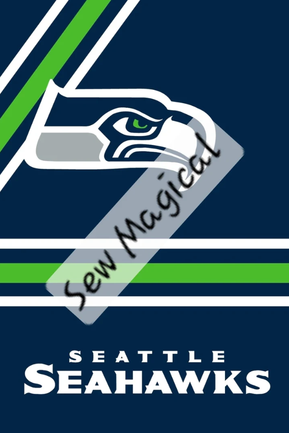 Seahawks panel - Adult Luxury Minky Blanket * 56x70" *- PRE-ORDER