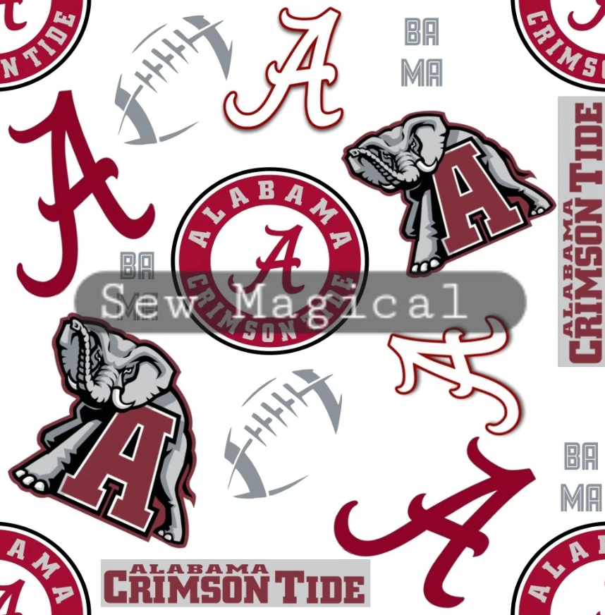 Bama Crimson white - Luxury Minky Blanket (PRE-ORDER)