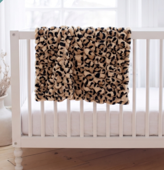 Clouded Leo Sand SOLACE Premium Luxury Minky Blanket - Pre-Order