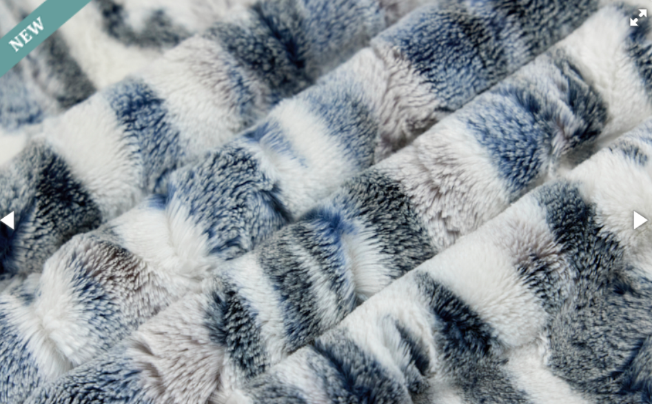 ** NEW ** Frost Himalayan - Navy - Luxury Minky Blanket - New Release Pre-Order