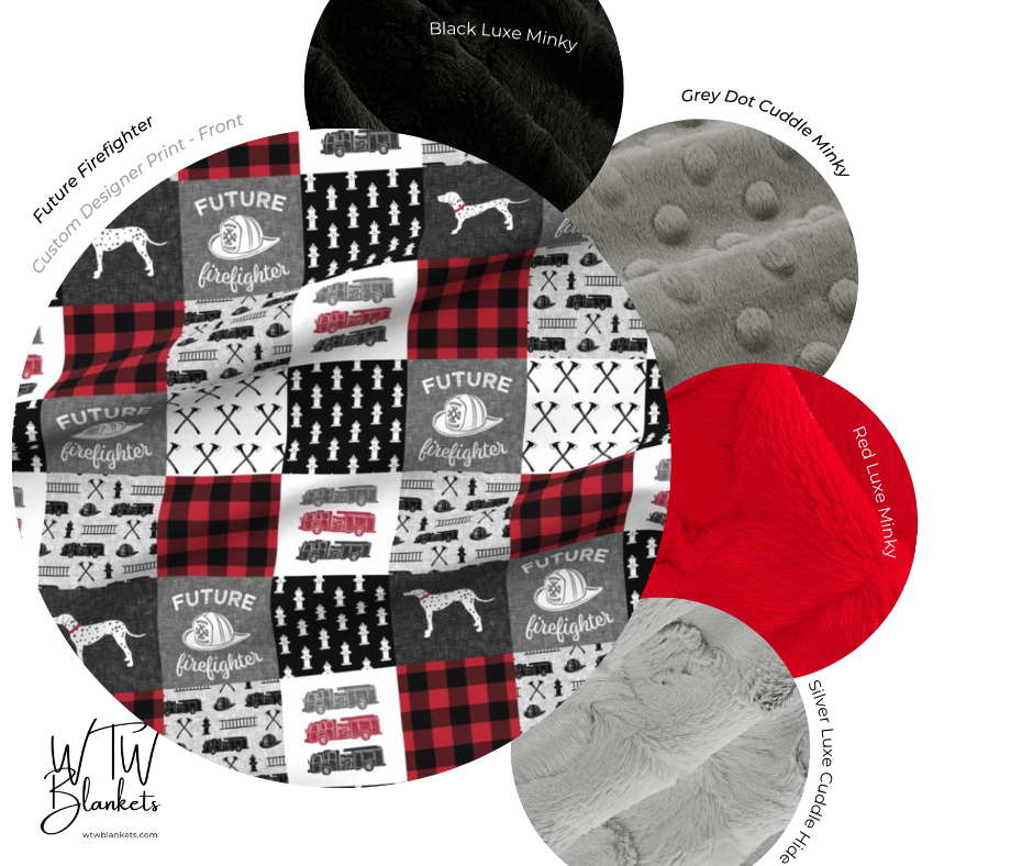 Future Firefighter Blanket - PRE-ORDER (Made to Order)