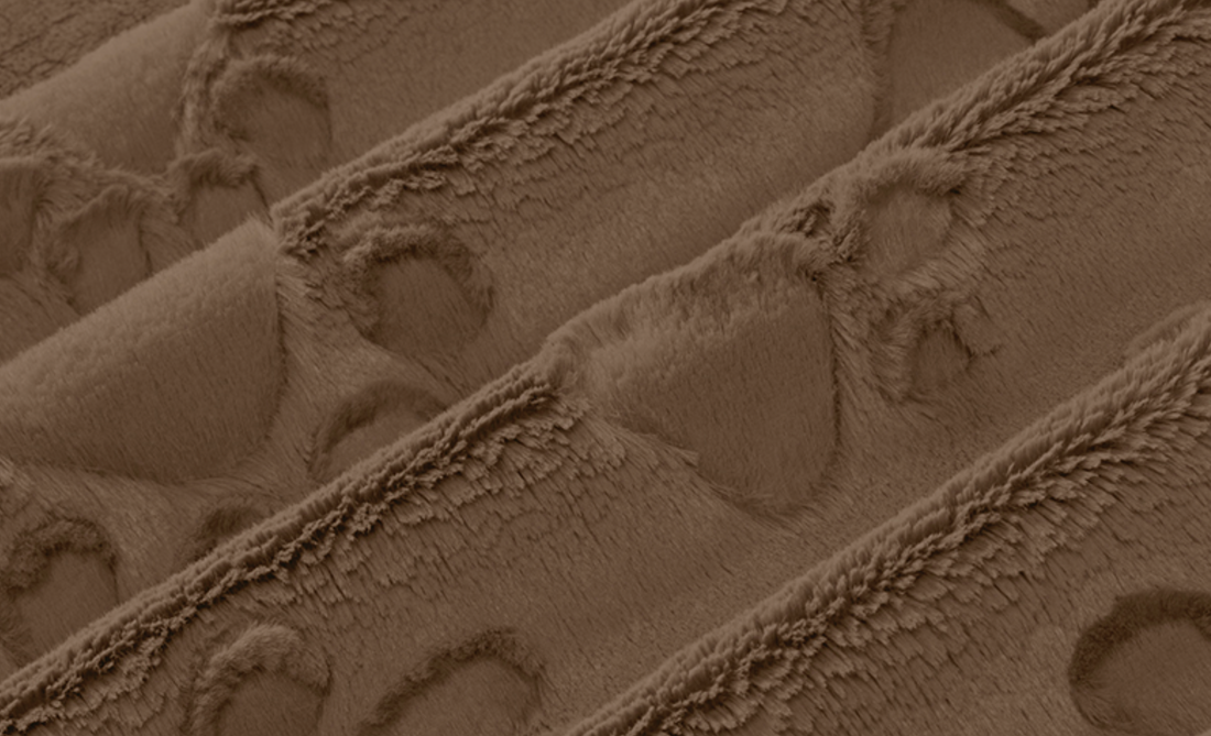 PAWS - Truffle -Double Luxe Minky - PRE-ORDER