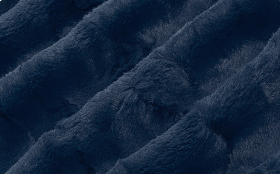 "Grandma Bear" Blues Luxe Minky Blanket - PRE-ORDER (Made to Order)