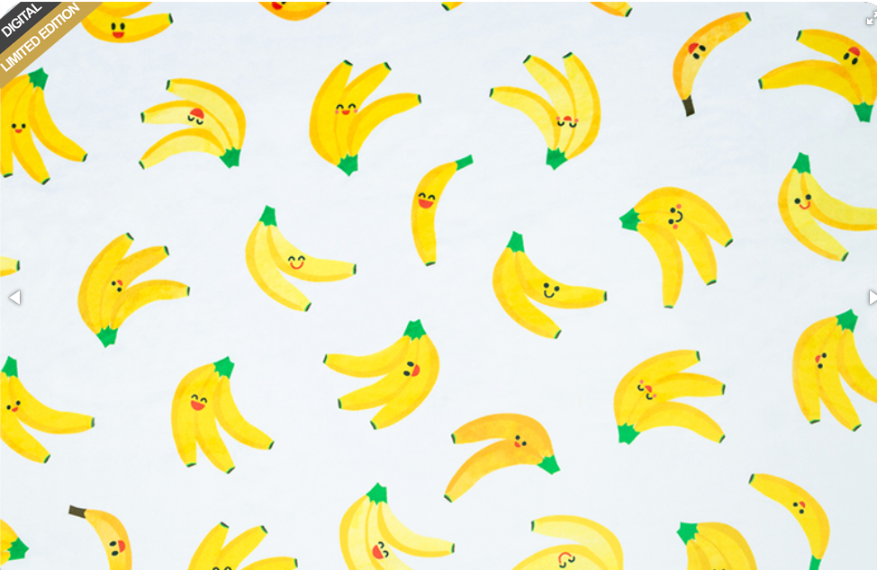 Go Bananas! & Yellow Sun Luxe Minky - Adult Blanket - 58x70" - IN STOCK