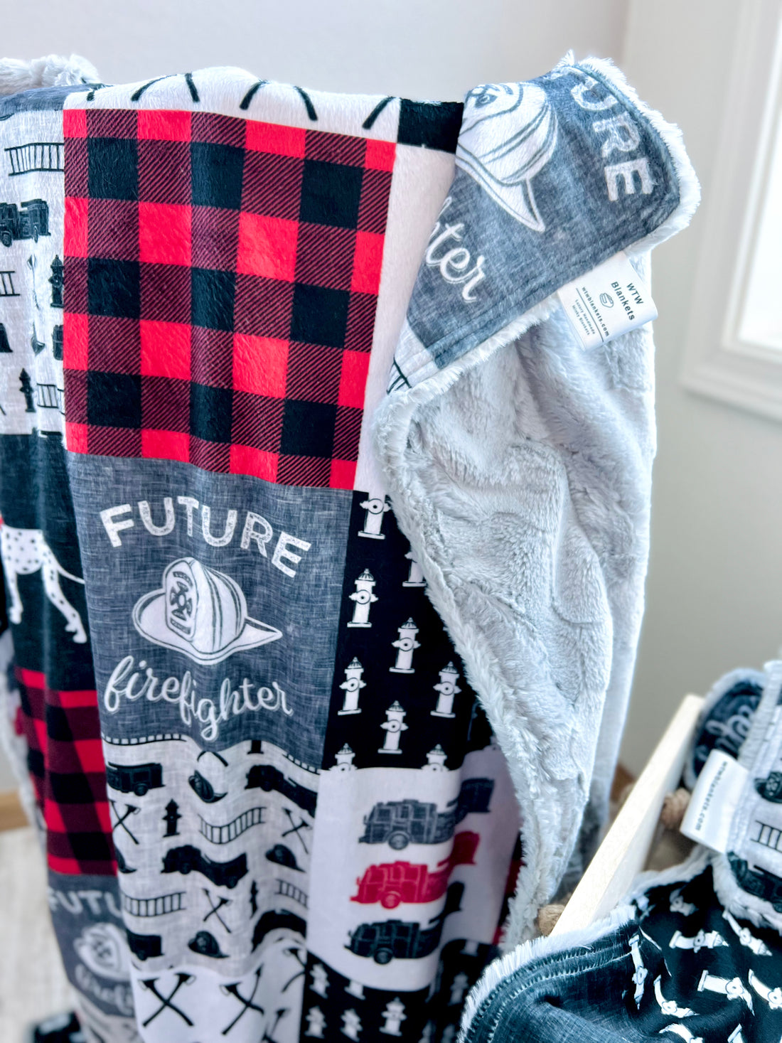 Future Firefighter Blanket - PRE-ORDER (Made to Order)