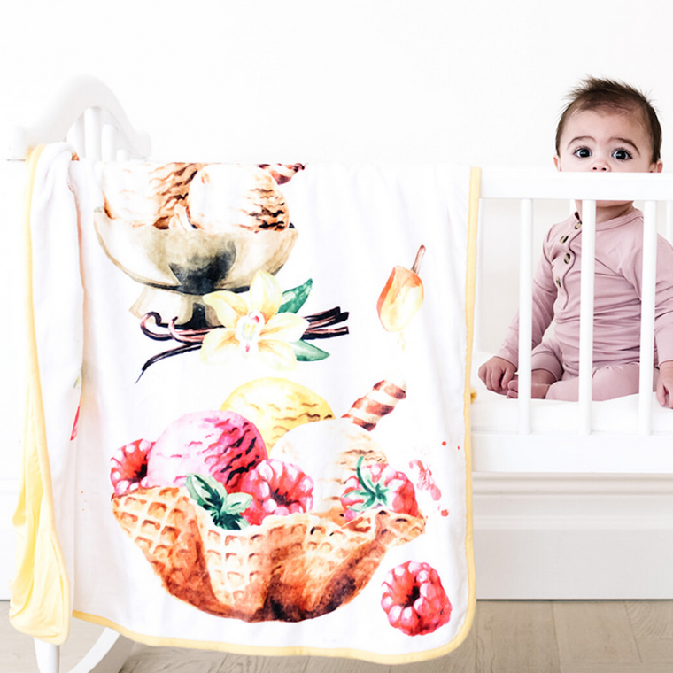 Cream baby blankets hot sale